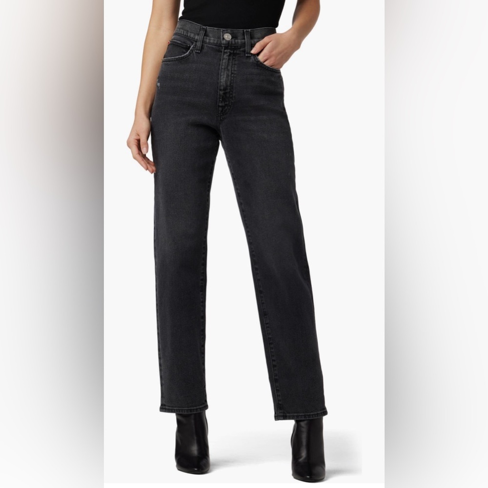 NWT, 30, Hudson Jeans, High rise straight ankle jeans in a washed black